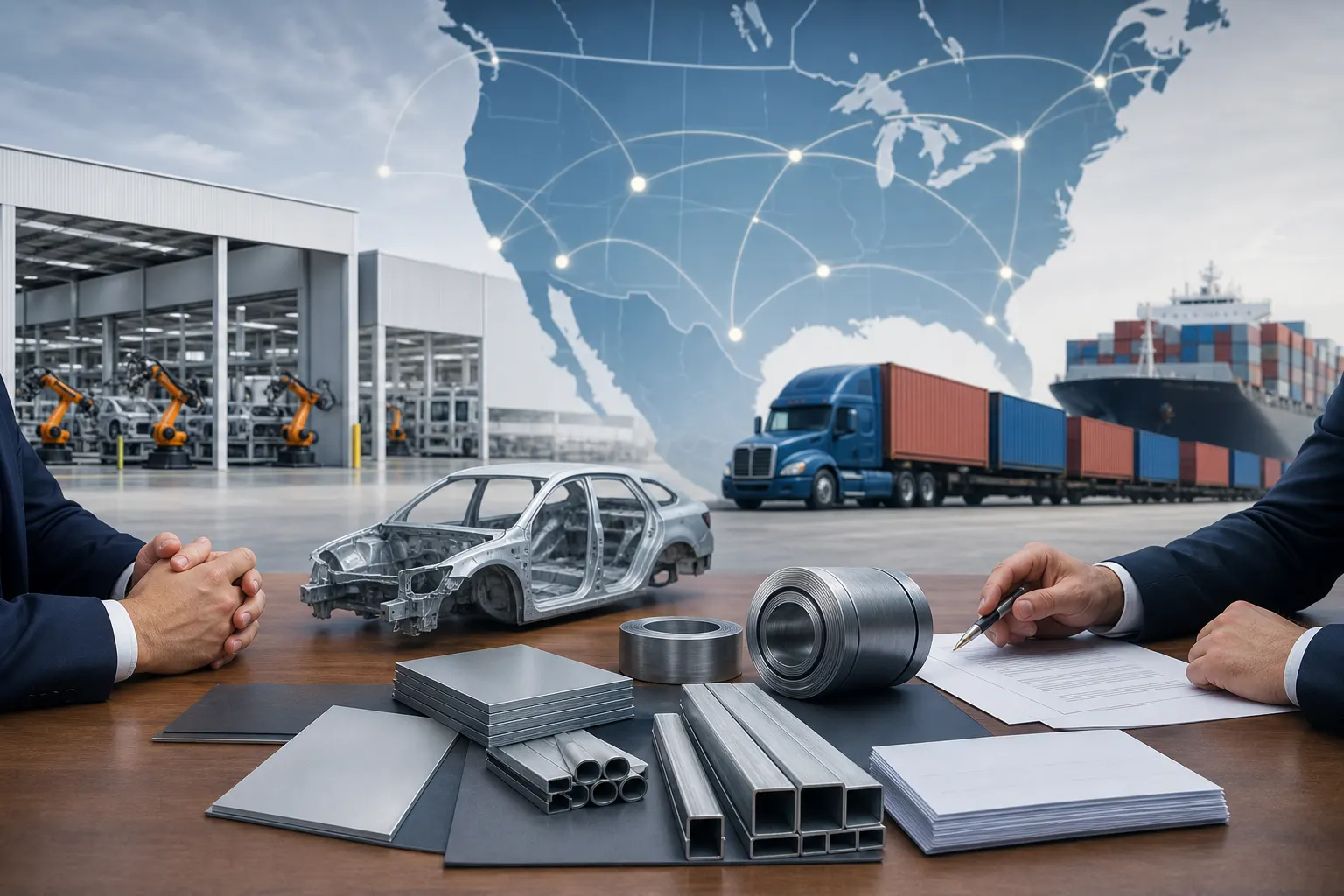 Planta automotriz mexicana y cadenas de suministro de Norteamérica durante la revisión del T-MEC