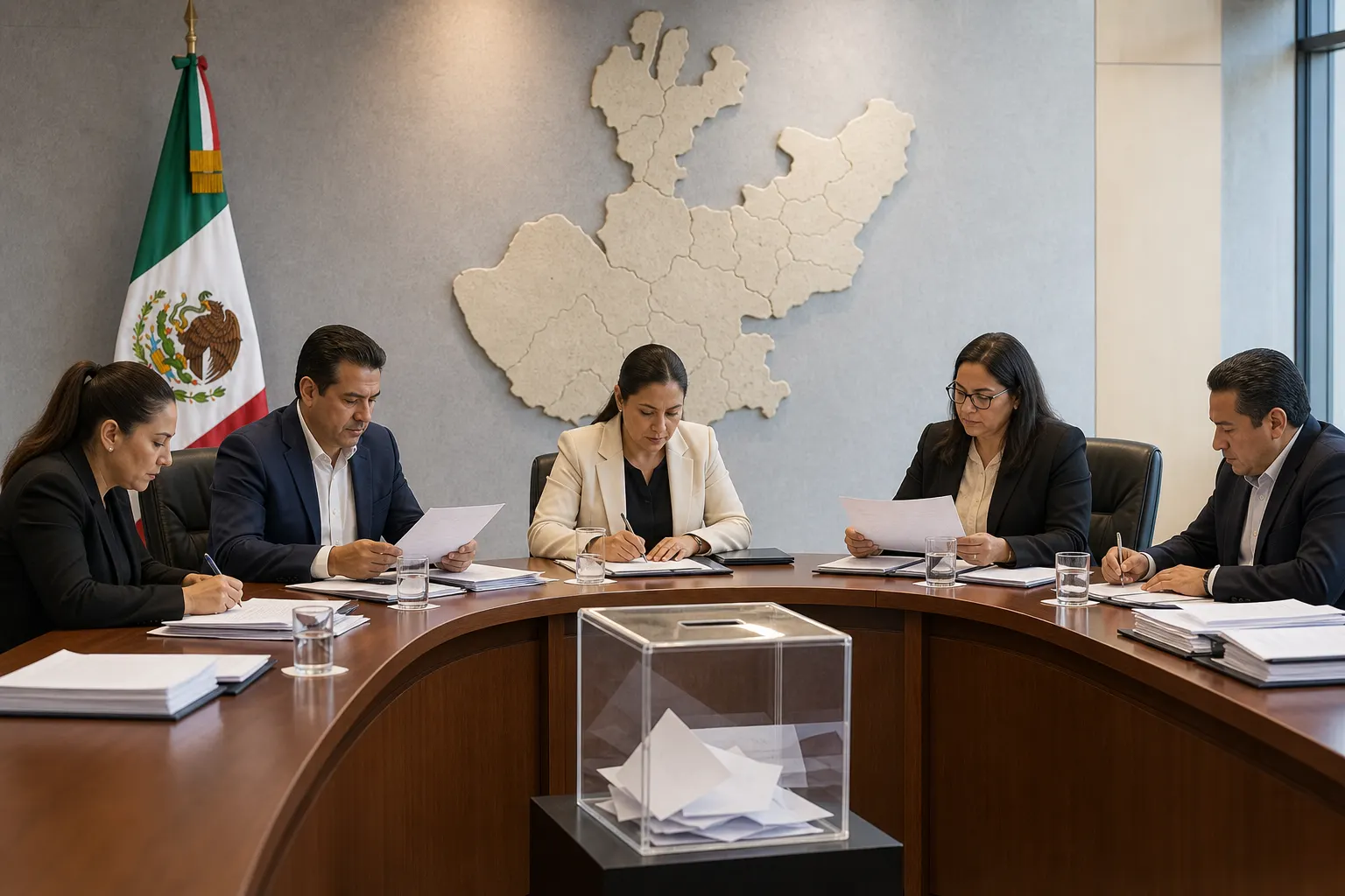 Sesión del INE en la que se designó la presidencia del IEPC Jalisco