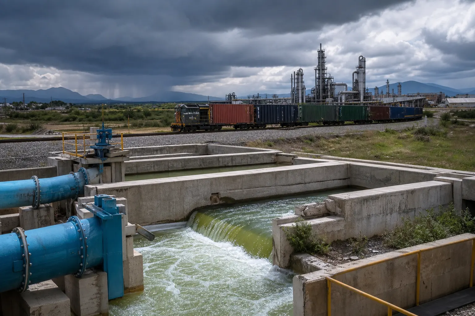 Infraestructura hídrica y ferroviaria vinculada al presupuesto climático de México para 2027