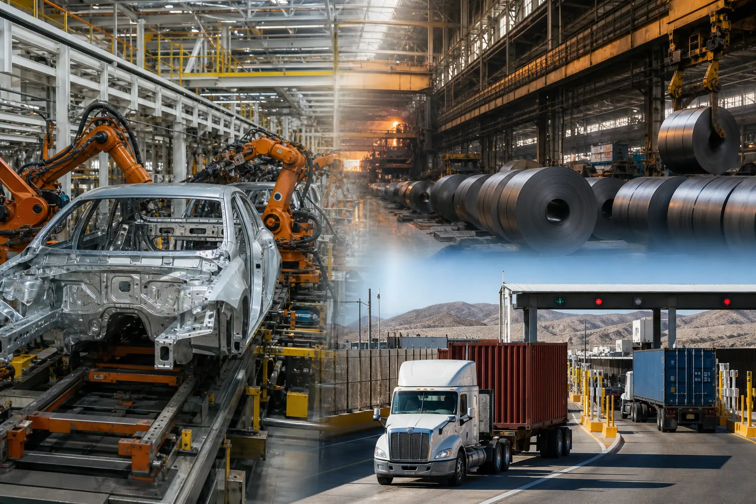 Planta automotriz y cadena siderúrgica mexicana ante la revisión del T-MEC