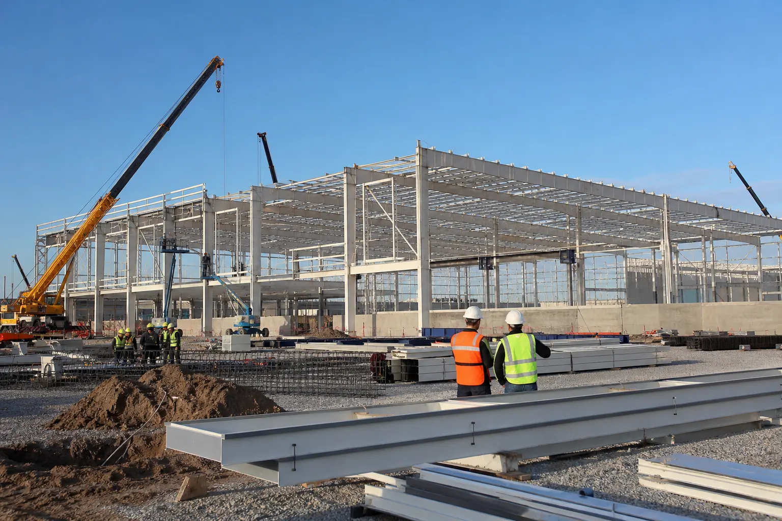 Construcción de la ampliación de Daido Metal México en Tlajomulco, Jalisco