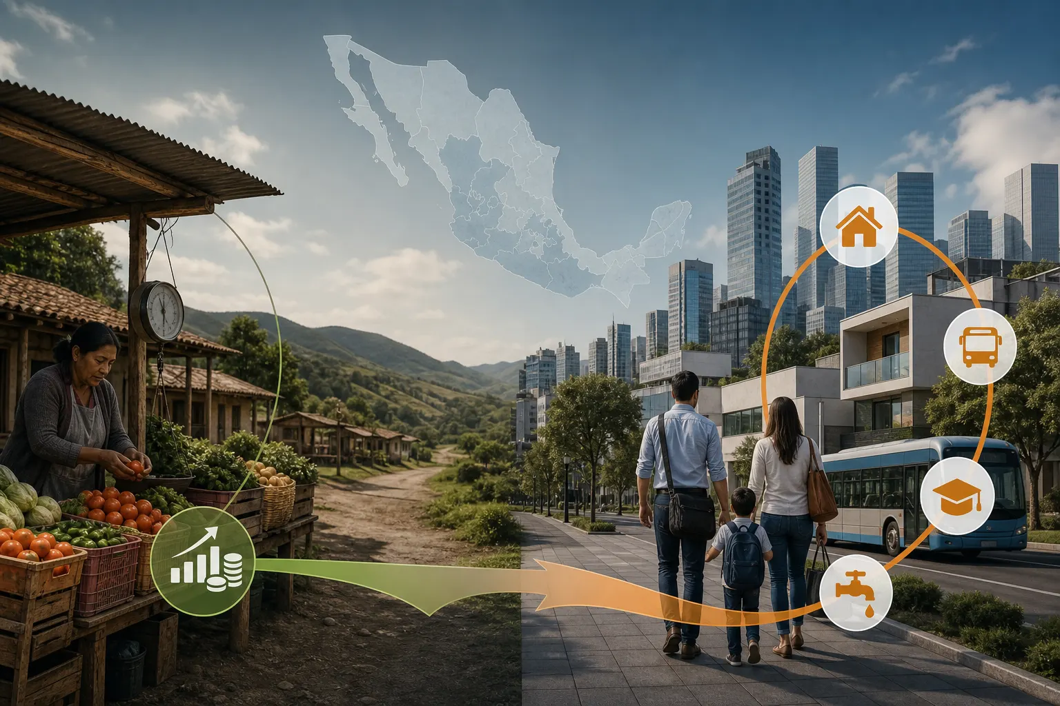 Gasto de los hogares México 2025: el territorio define qué rubros absorben el presupuesto