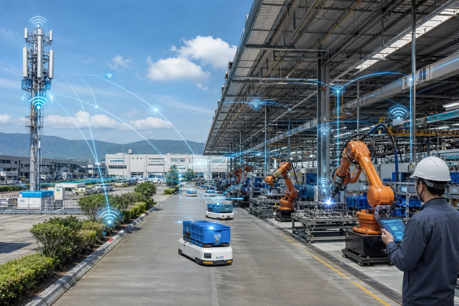 Red privada industrial 5G en una planta manufacturera mexicana